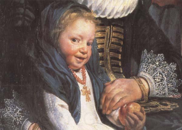 Jacob Jordaens Details of The Artist and his Family (mk45) France oil painting art